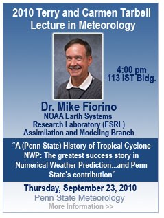 Mike Fiorino Tarbell Lecture Announcement