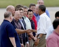 President meets with NWS forecasters following devastating Oklahoma tornado
